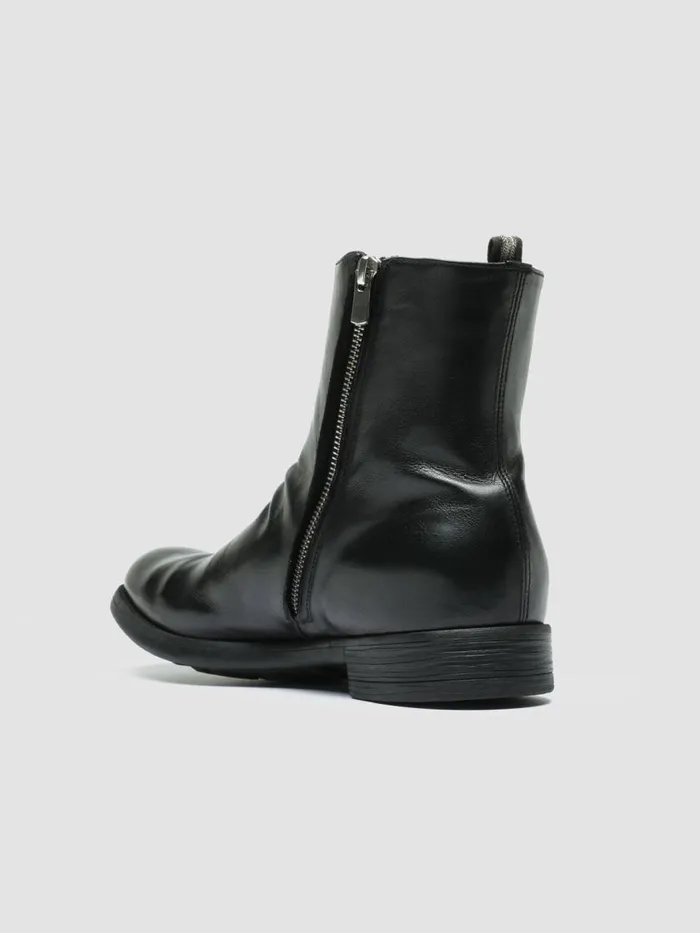 Officine Creative Boots and Ankle Boots CHRONICLE 058 Nero Black Leather Zip Boots 8211 Men Officine Creative Boots and Ankle Boots CHRONICLE 058 Nero Black Leather Zip Boots 8211 Men