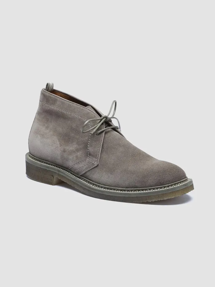 Officine Creative Boots and Ankle Boots HOPKINS CREPE 114 Bosco Green Suede Chukka Boots 8211 Men Officine Creative Boots and Ankle Boots HOPKINS CREPE 114 Bosco Green Suede Chukka Boots 8211 Men