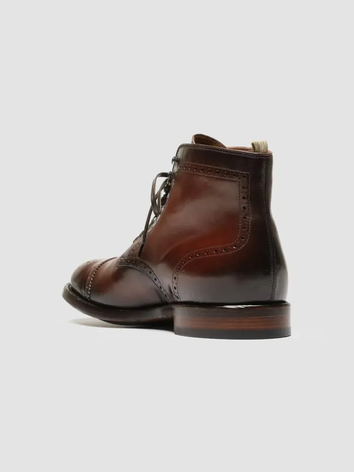 Officine Creative Boots and Ankle Boots TEMPLE 004 Bord Burgundy Leather Laceup Boots 8211 Men Officine Creative Boots and Ankle Boots TEMPLE 004 Bord Burgundy Leather Laceup Boots 8211 Men
