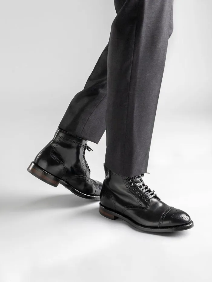 Officine Creative Boots and Ankle Boots TEMPLE 004 Bord Burgundy Leather Laceup Boots 8211 Men Officine Creative Boots and Ankle Boots TEMPLE 004 Bord Burgundy Leather Laceup Boots 8211 Men