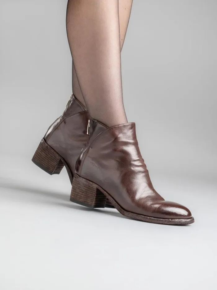 Officine Creative Boots and Booties DENNER 100 Otto Burgundy Leather Ankle Boots 8211 Women Officine Creative Boots and Booties DENNER 100 Otto Burgundy Leather Ankle Boots 8211 Women