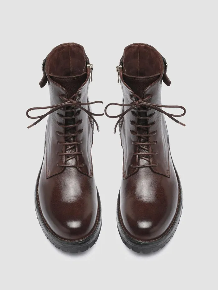 Officine Creative Boots and Booties LORAINE 001 Otto Burgundy Leather Ankle Boots 8211 Women Officine Creative Boots and Booties LORAINE 001 Otto Burgundy Leather Ankle Boots 8211 Women