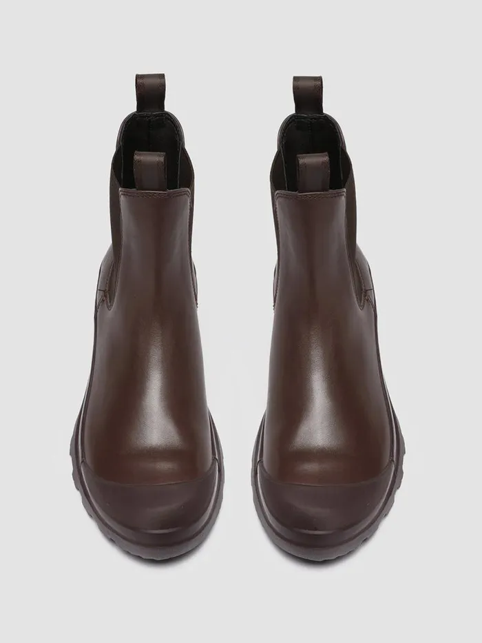 Officine Creative Boots and Booties PALLET 107 Truffle Burgundy Leather Chelsea Boots 8211 Women Officine Creative Boots and Booties PALLET 107 Truffle Burgundy Leather Chelsea Boots 8211 Women
