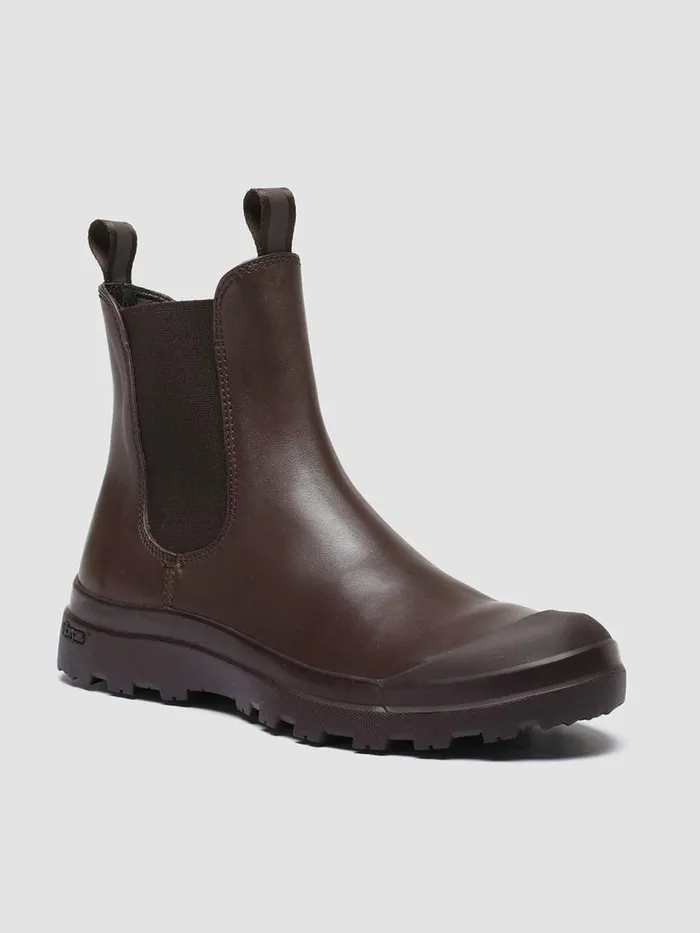 Officine Creative Boots and Booties PALLET 107 Truffle Burgundy Leather Chelsea Boots 8211 Women Officine Creative Boots and Booties PALLET 107 Truffle Burgundy Leather Chelsea Boots 8211 Women