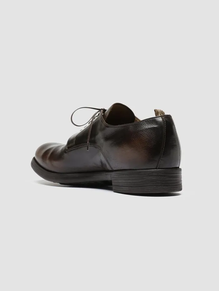 Officine Creative Derbies and Oxfords CHRONICLE 001 CaffMoro Brown Leather Derby Shoes 8211 Men Officine Creative Derbies and Oxfords CHRONICLE 001 CaffMoro Brown Leather Derby Shoes 8211 Men