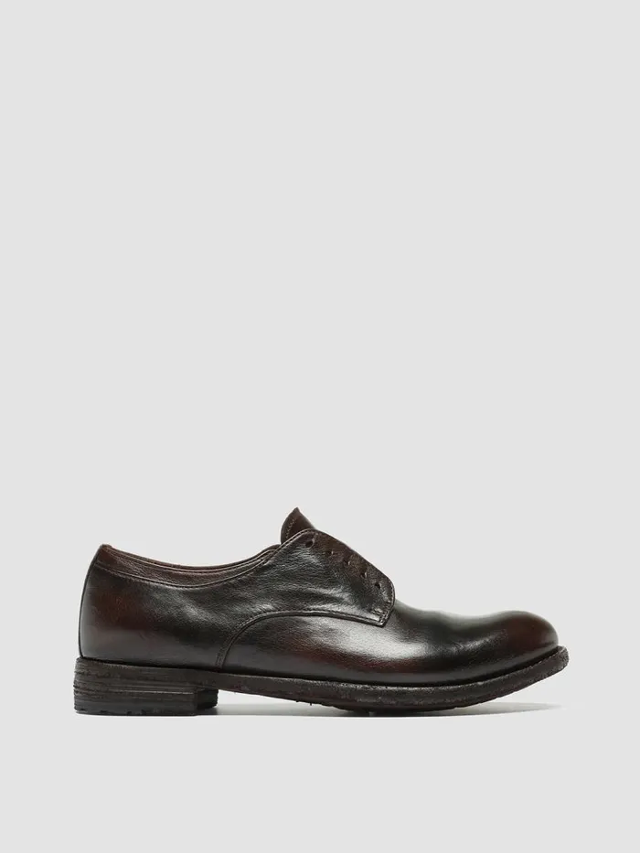 Officine Creative Derbies and Oxfords LEXIKON 012 CaffMoro Brown Leather Derby Shoes 8211 Women