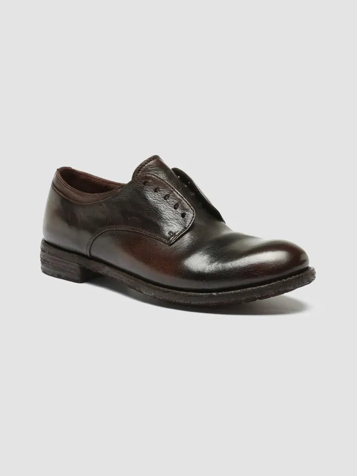 Officine Creative Derbies and Oxfords LEXIKON 012 CaffMoro Brown Leather Derby Shoes 8211 Women Officine Creative Derbies and Oxfords LEXIKON 012 CaffMoro Brown Leather Derby Shoes 8211 Women