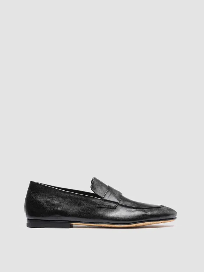 Officine Creative Loafers AIRTO 001 Nero Black Leather Penny Loafers 8211 Men Officine Creative Loafers AIRTO 001 Nero Black Leather Penny Loafers 8211 Men