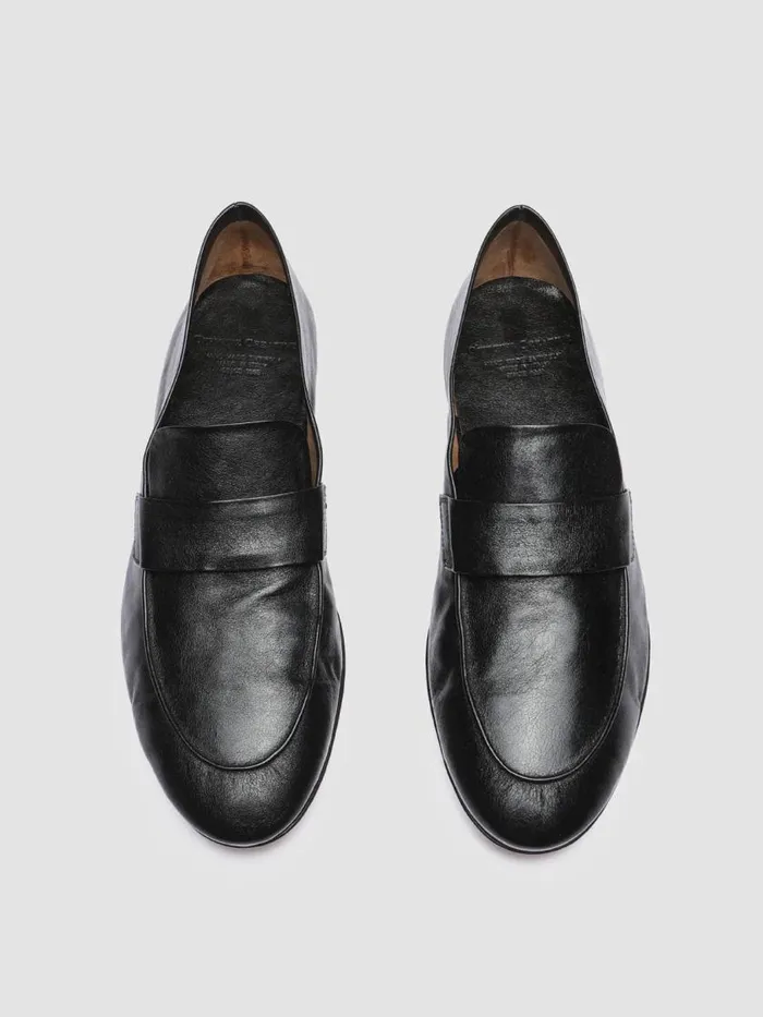 Officine Creative Loafers AIRTO 001 Nero Black Leather Penny Loafers 8211 Men Officine Creative Loafers AIRTO 001 Nero Black Leather Penny Loafers 8211 Men