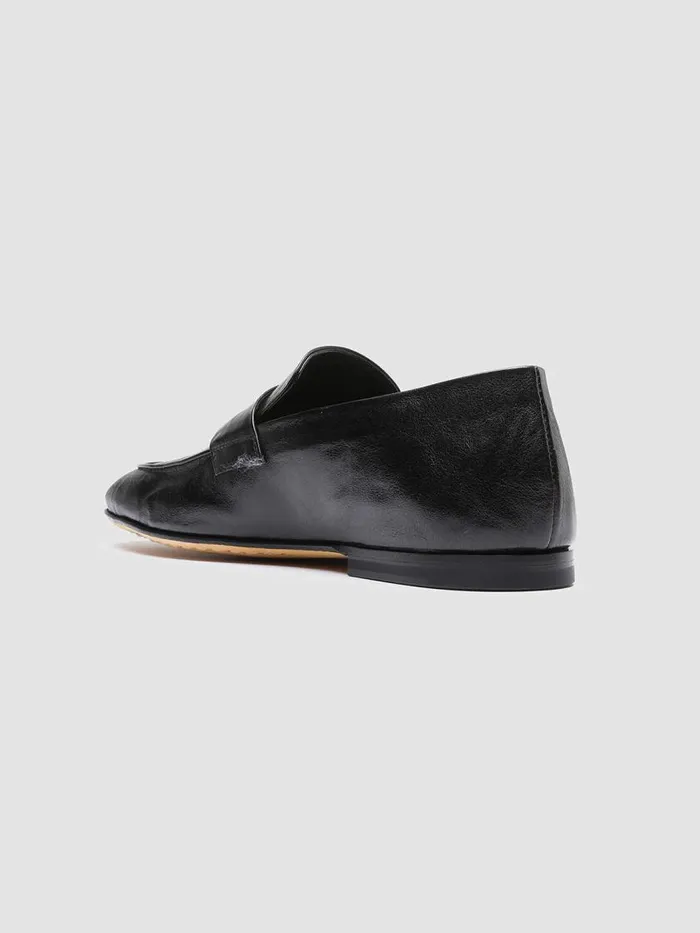 Officine Creative Loafers AIRTO 001 Nero Black Leather Penny Loafers 8211 Men Officine Creative Loafers AIRTO 001 Nero Black Leather Penny Loafers 8211 Men