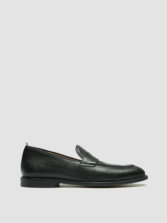 Officine Creative Loafers OPERA 001 Nero Black Leather Penny Loafers 8211 Men Officine Creative Loafers OPERA 001 Nero Black Leather Penny Loafers 8211 Men