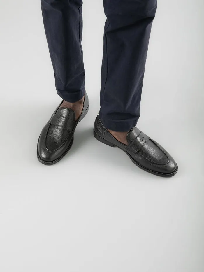 Officine Creative Loafers OPERA 001 Nero Black Leather Penny Loafers 8211 Men Officine Creative Loafers OPERA 001 Nero Black Leather Penny Loafers 8211 Men
