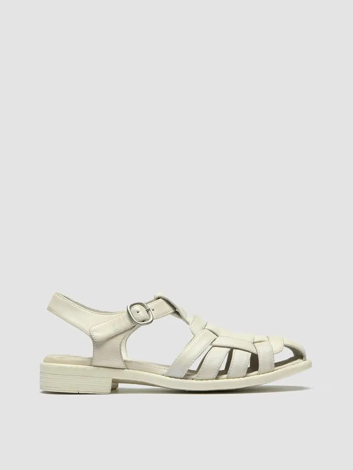 Officine Creative Sandals CALIXTE 045 Panna Ivory Leather Sandals 8211 Women