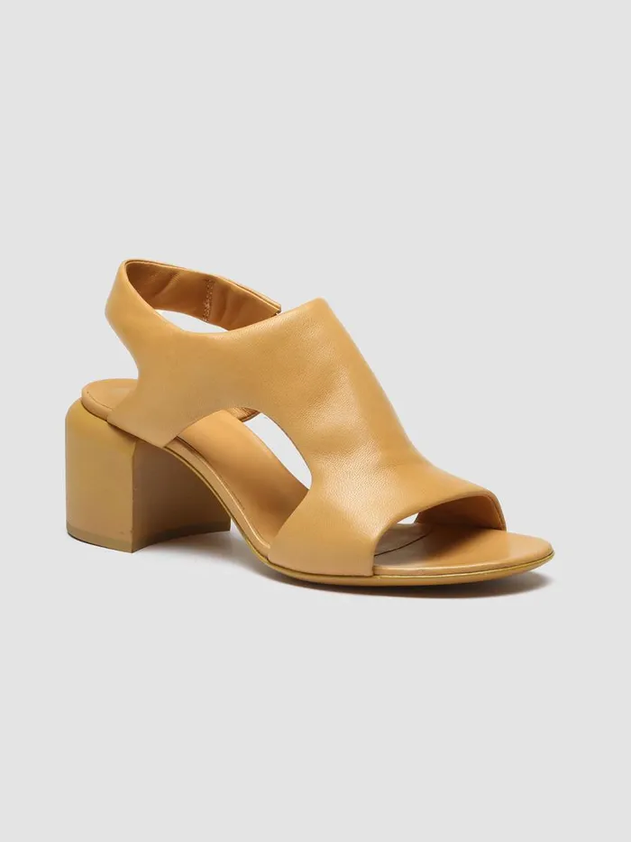Officine Creative Sandals ETHEL 013 Curcuma Leather Sandals 8211 Women