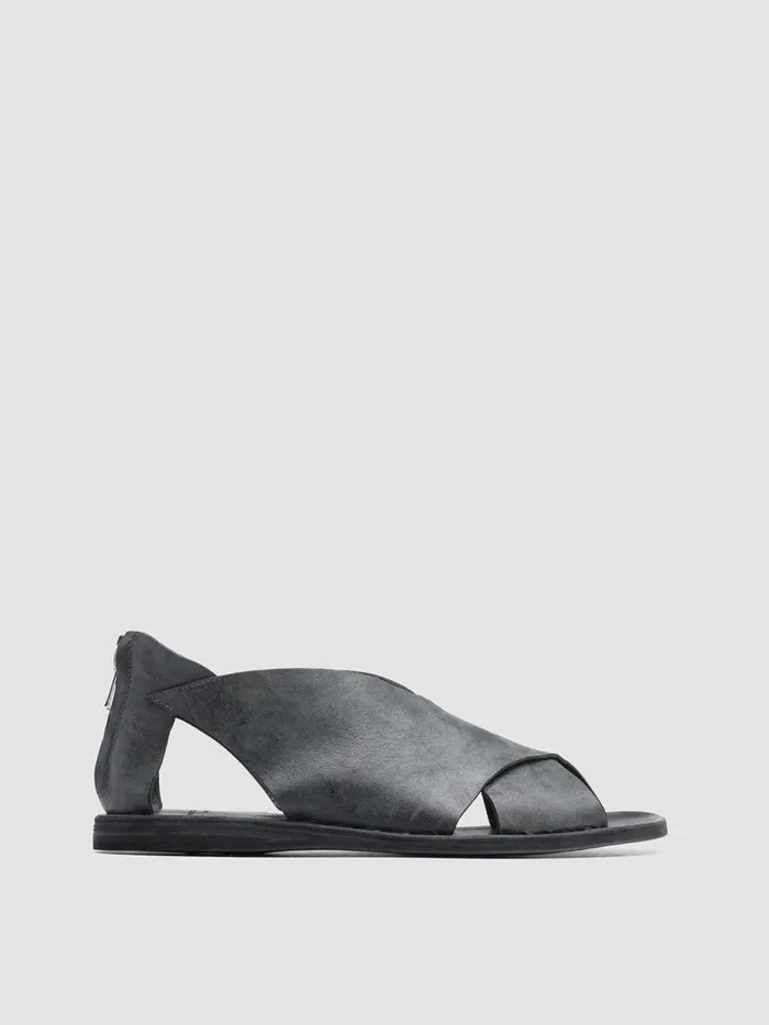 Officine Creative Sandals ITACA 026 Nero Black Leather Sandals 8211 Women