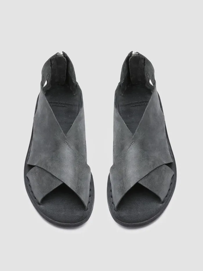 Officine Creative Sandals ITACA 026 Nero Black Leather Sandals 8211 Women