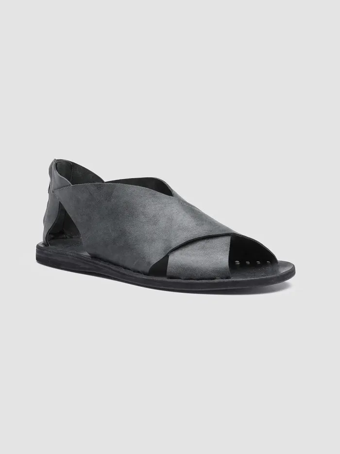 Officine Creative Sandals ITACA 026 Nero Black Leather Sandals 8211 Women