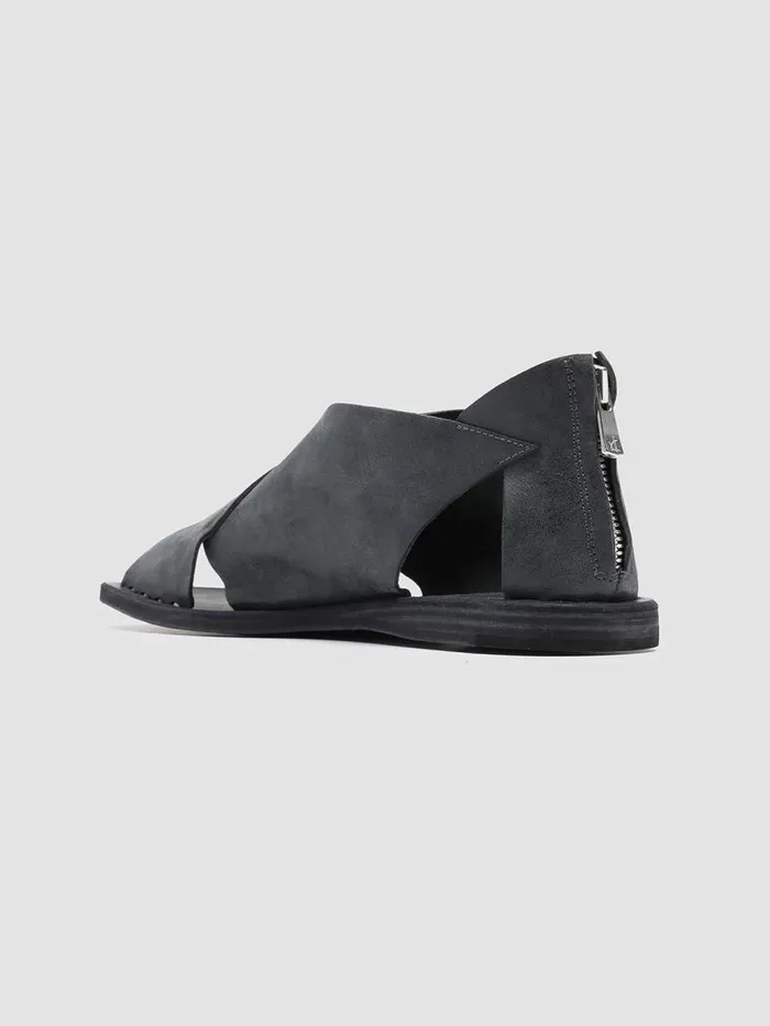 Officine Creative Sandals ITACA 026 Nero Black Leather Sandals 8211 Women