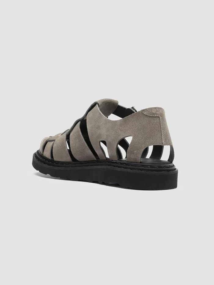 Officine Creative Sandals LYNDON 002 Bosco Green Suede Sandals 8211 Men