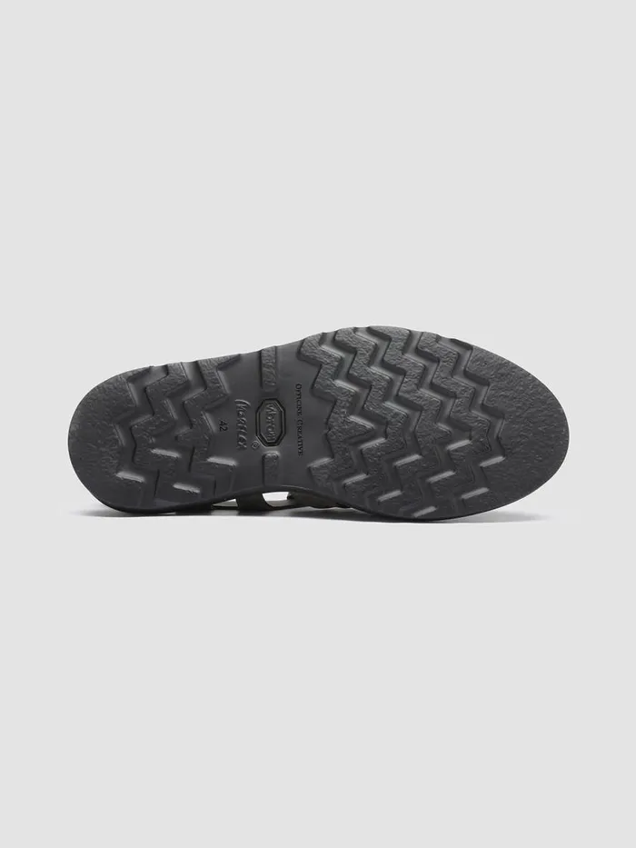 Officine Creative Sandals LYNDON 002 Bosco Green Suede Sandals 8211 Men