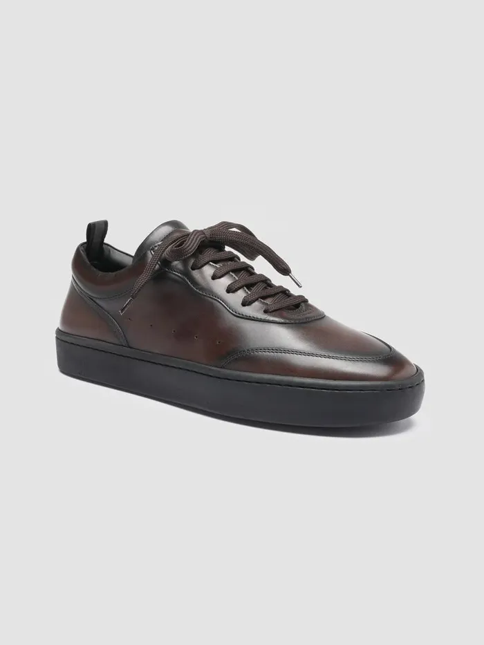 Officine Creative Sneakers KYLE LUX 001 Moro Brown Leather Sneakers 8211 Men Officine Creative Sneakers KYLE LUX 001 Moro Brown Leather Sneakers 8211 Men