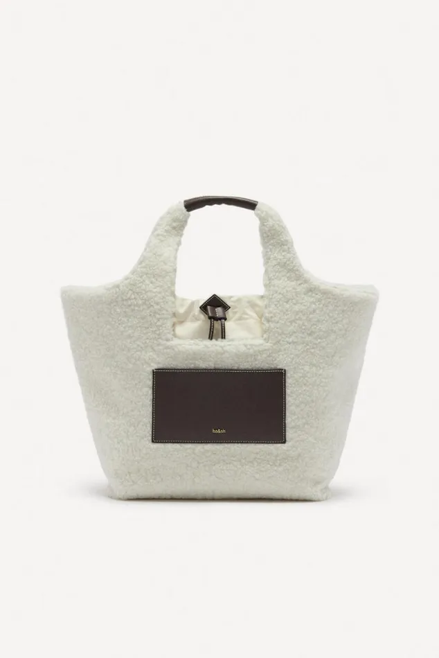 OpheliaShearling Tote Bag Shoes and Accessories Baandsh Bags