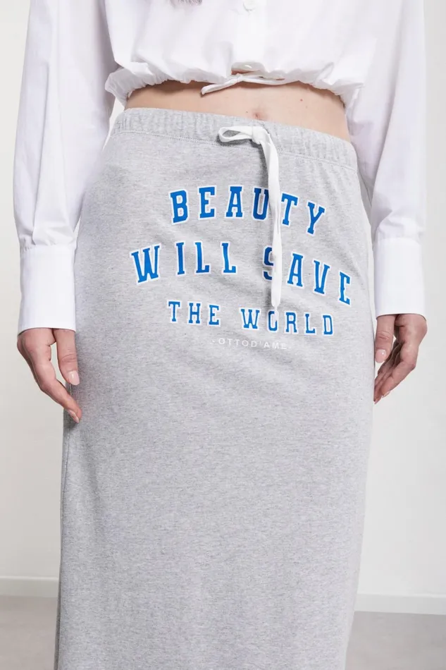 Ottod039Ame Cotton Midi Skirt Women Skirts