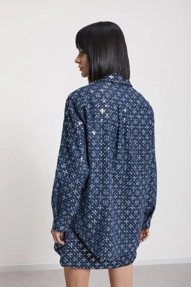Ottod039Ame Jacket With Sequins Women Denim