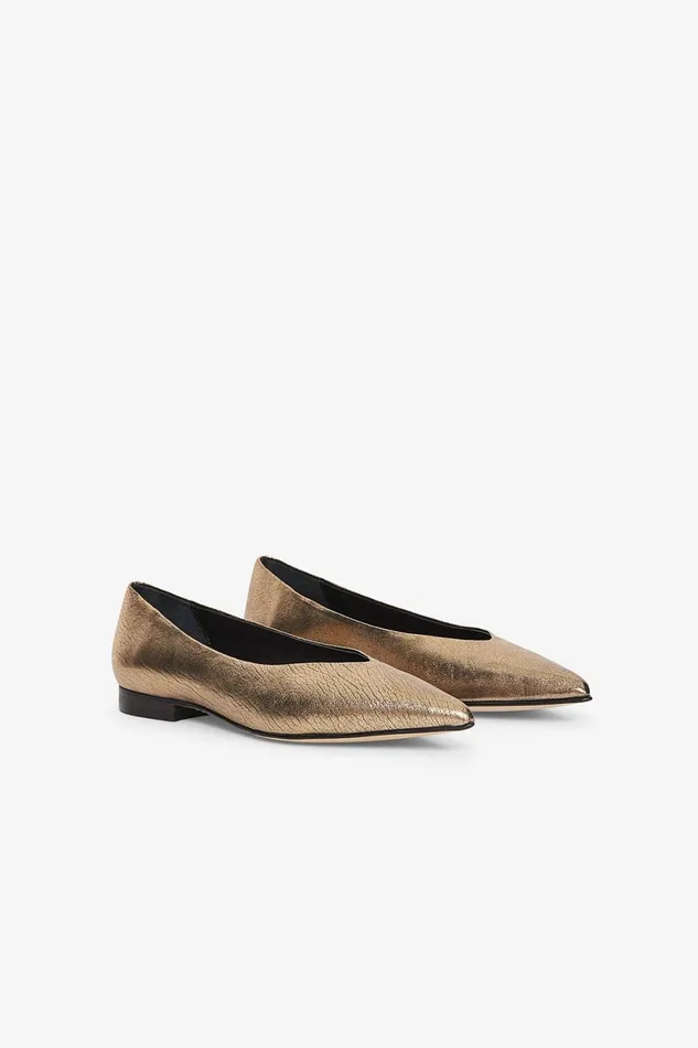 Ottod039Ame Leather Ballet Flat Mules Women Shoes