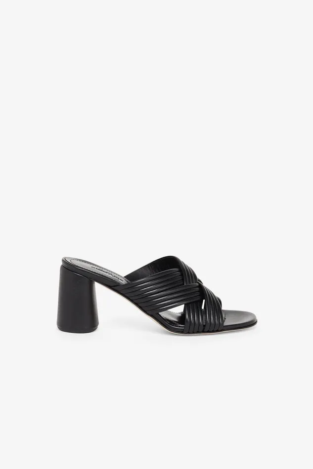 Ottod039Ame Leather Sandals With High Heel Women Shoes