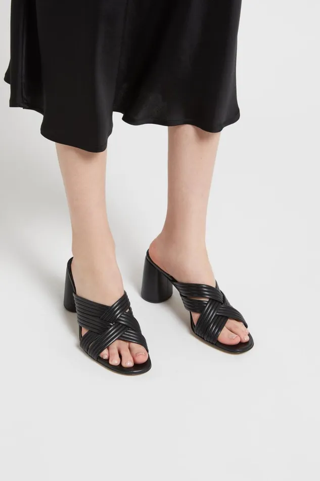 Ottod039Ame Leather Sandals With High Heel Women Shoes