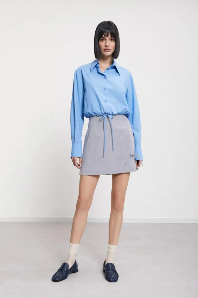 Ottod039Ame Poplin Shirt Women Shirts and Blouses
