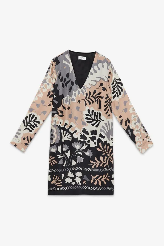 Ottod039Ame Printed Viscose Dress Women Dresses