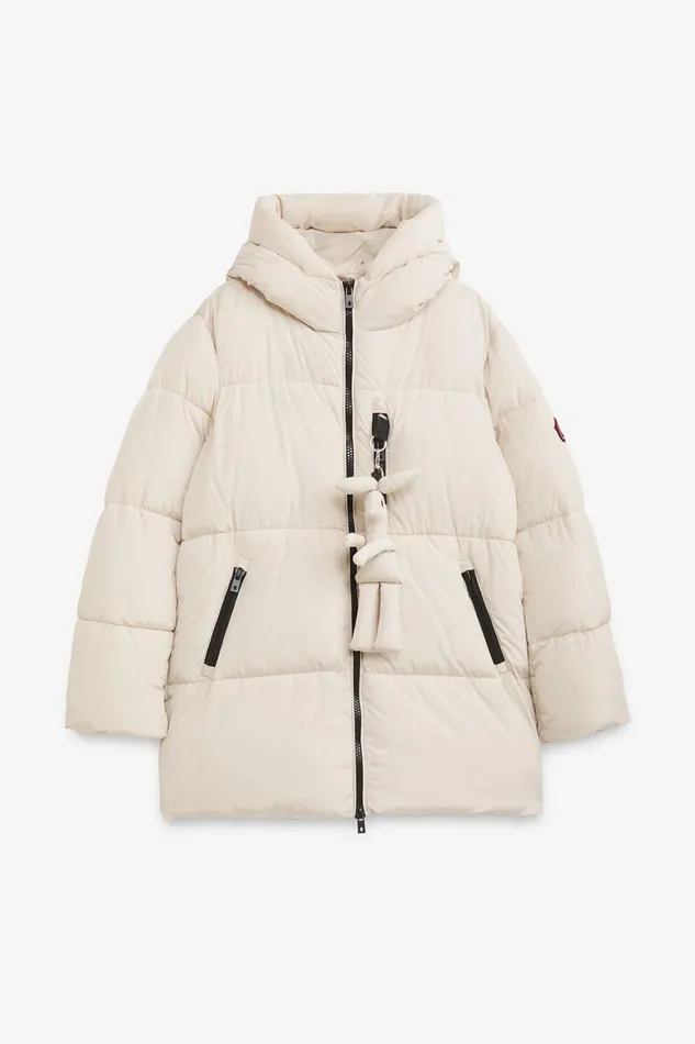 Ottod039Ame Puffer Jacket With Wide Neck Women Down Jackets