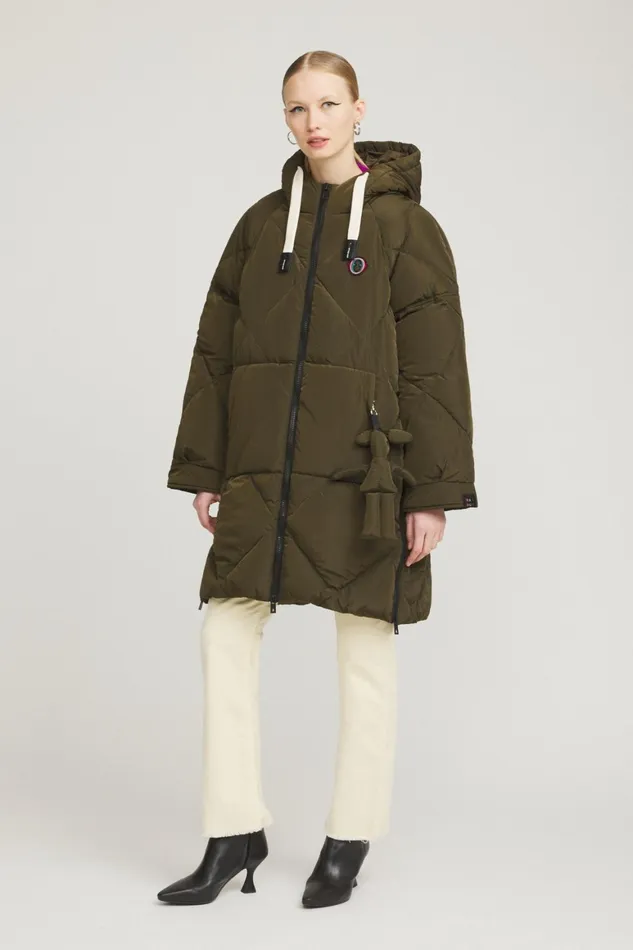 Ottod039Ame Quilted Puffer Jacket Women Down Jackets