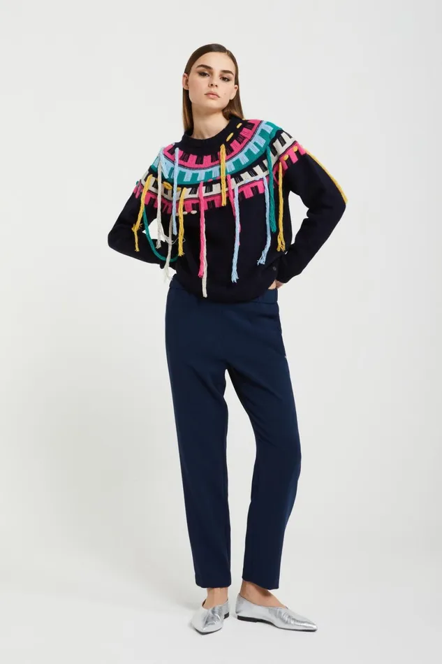 Ottod039Ame Trousers With Elastic Women Trousers