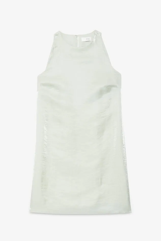 Ottod039Ame Viscose And Linen Short Dress Women Dresses