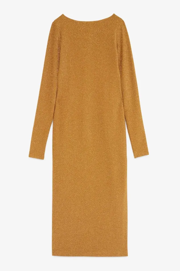 Ottod039Ame Viscose Long Dress With Lurex Women Dresses