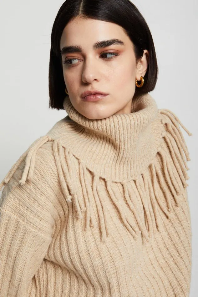 Ottod039Ame Woolblend Turtleneck Sweater Women Knitwear and TShirts Ottod039Ame Woolblend Turtleneck Sweater Women Knitwear and TShirts