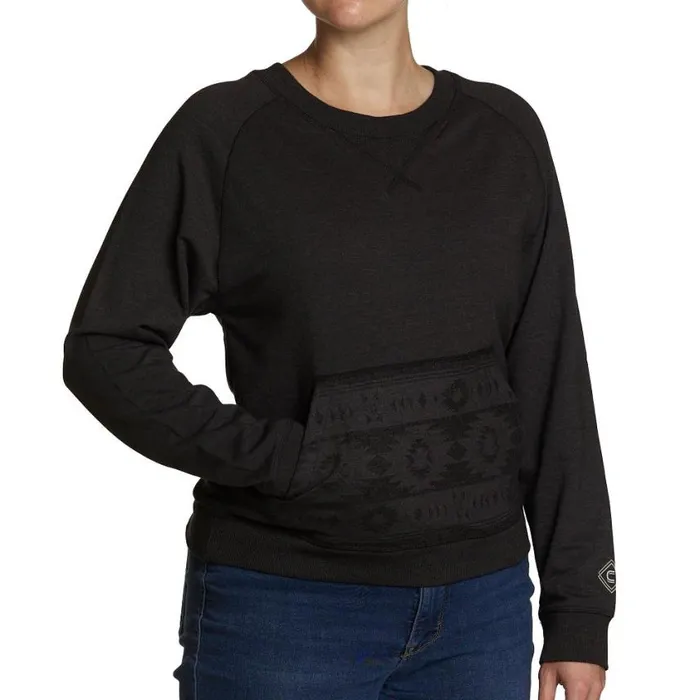 Outerwear Women Justin Boots Justin Conceal Carry Sweatshirt Black