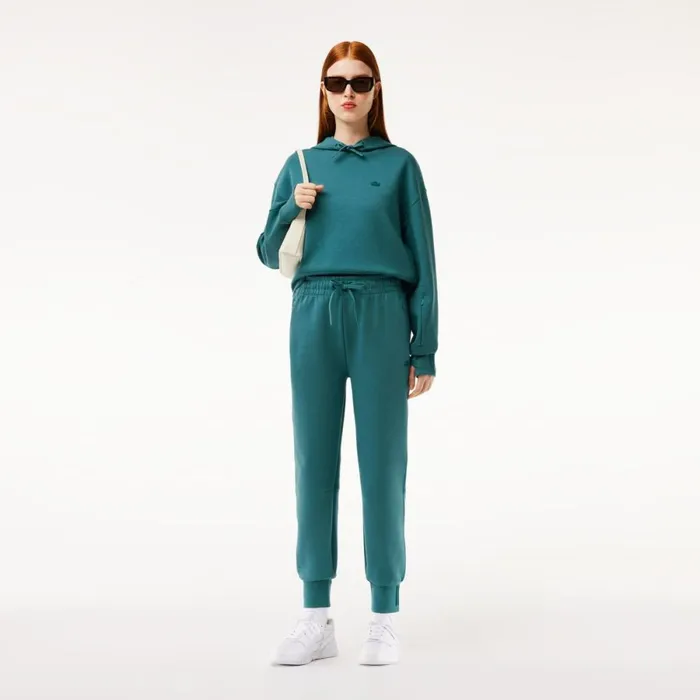 Pants and Leggings Women Lacoste Women039s Cotton Jersey Joggers Hydro Blue Iy4