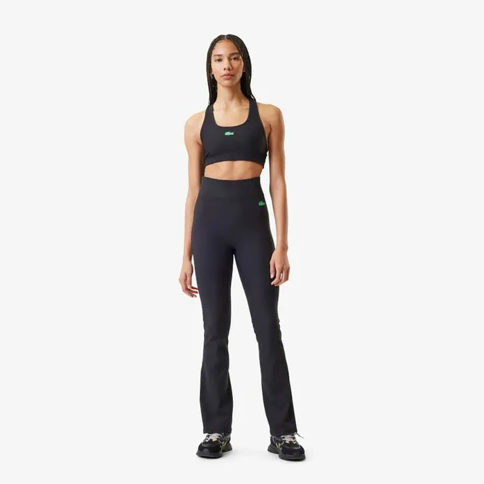Pants and Leggings Women Lacoste Women039s Lacoste X Bandier Ribbed Flare Pants Black 031 Pants and Leggings Women Lacoste Women039s Lacoste X Bandier Ribbed Flare Pants Black 031