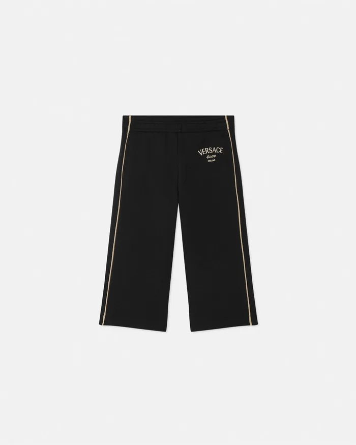 Pants and Skirts Kids Versace Milano Stamp Sweatpants Black
