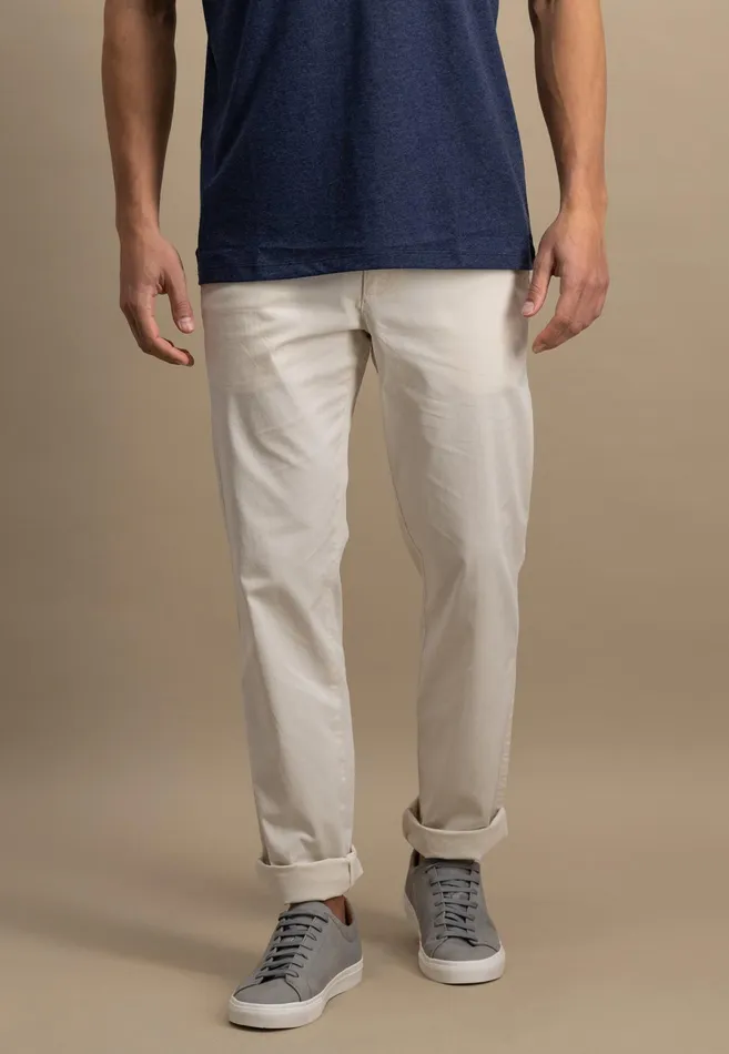 Pants Men FYNCHHATTON CasualFit Chino Pants Made Of Cottonstretch Ecrusummer Breezedark Navydusty Forestbeige