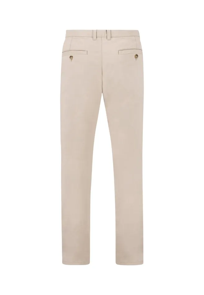 Pants Men FYNCHHATTON CasualFit Chino Pants Made Of Cottonstretch Ecrusummer Breezedark Navydusty Forestbeige