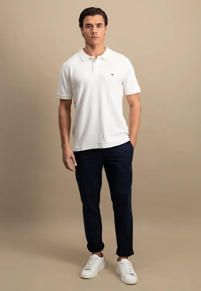 Pants Men FYNCHHATTON CasualFit Chino Pants Made Of Cottonstretch Ecrusummer Breezedark Navydusty Forestbeige