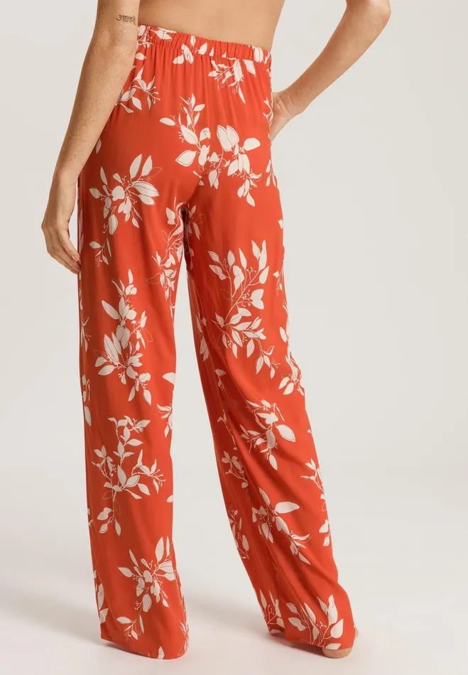 Pants Tangerine Flowers Women HANRO Pajama Bottoms