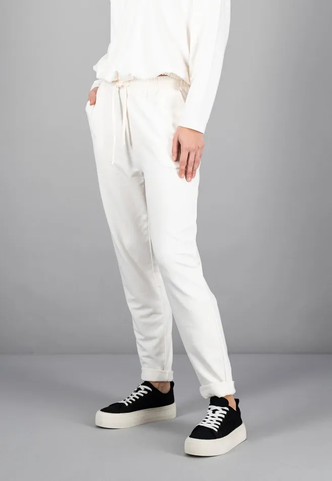Pants Women FYNCHHATTON Sportive Sweatpants Made Of Cotton Modal Mix Milkcoralsky Bluetaupe Pants Women FYNCHHATTON Sportive Sweatpants Made Of Cotton Modal Mix Milkcoralsky Bluetaupe