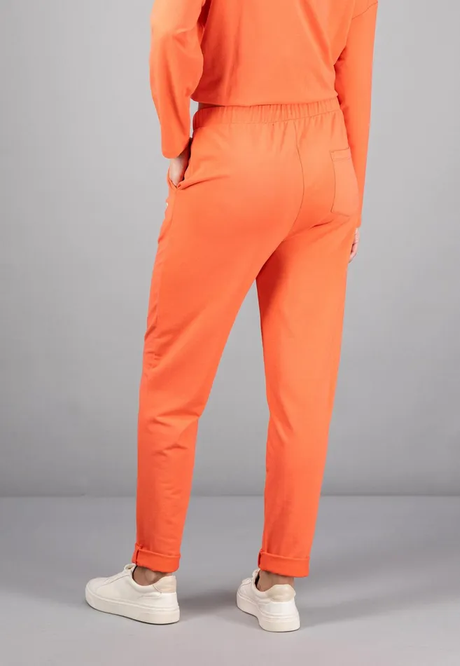 Pants Women FYNCHHATTON Sportive Sweatpants Made Of Cotton Modal Mix Milkcoralsky Bluetaupe Pants Women FYNCHHATTON Sportive Sweatpants Made Of Cotton Modal Mix Milkcoralsky Bluetaupe