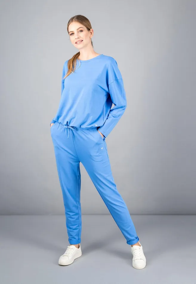 Pants Women FYNCHHATTON Sportive Sweatpants Made Of Cotton Modal Mix Milkcoralsky Bluetaupe Pants Women FYNCHHATTON Sportive Sweatpants Made Of Cotton Modal Mix Milkcoralsky Bluetaupe